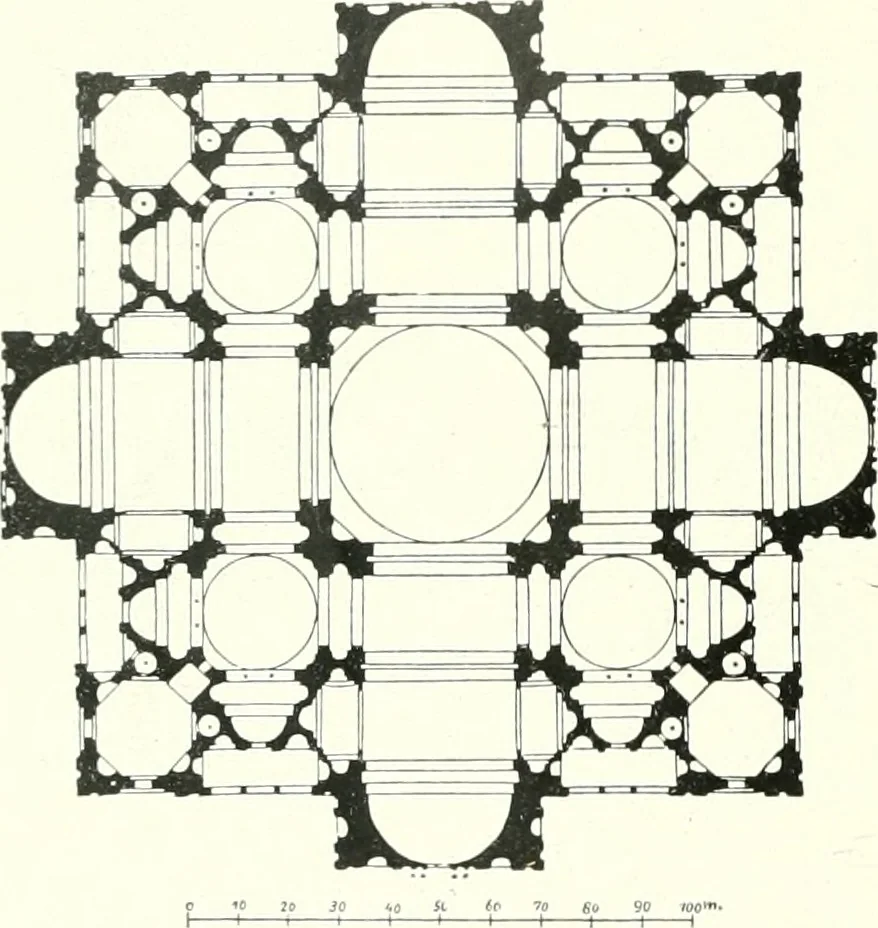 An illustration from L'architecture italienne au XVIe siècle, 1900, leaf 15