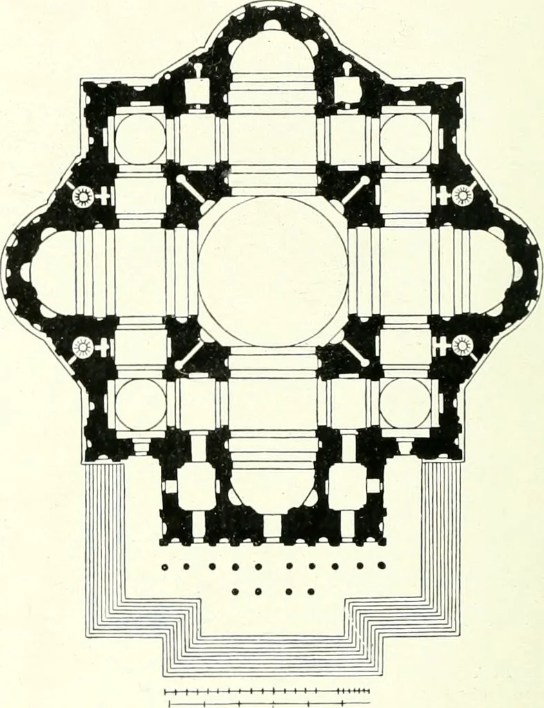 An illustration from L'architecture italienne au XVIe siècle, 1900, leaf 15