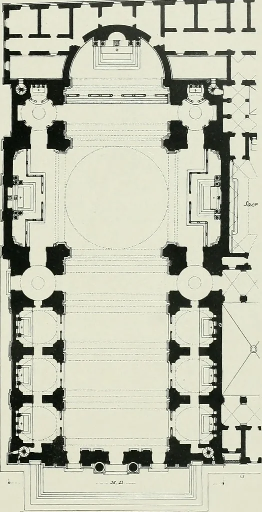 An illustration from L'architecture italienne au XVIe siècle, 1900, leaf 16
