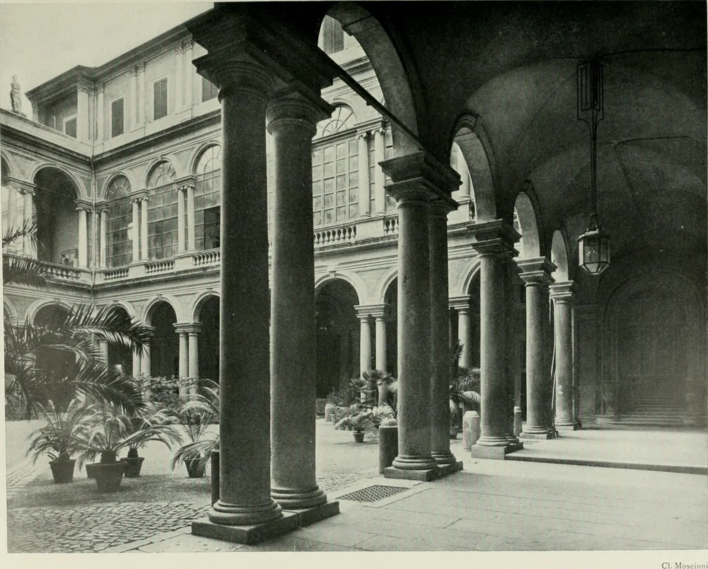 An illustration from L'architecture italienne au XVIe siècle, 1900, leaf 166