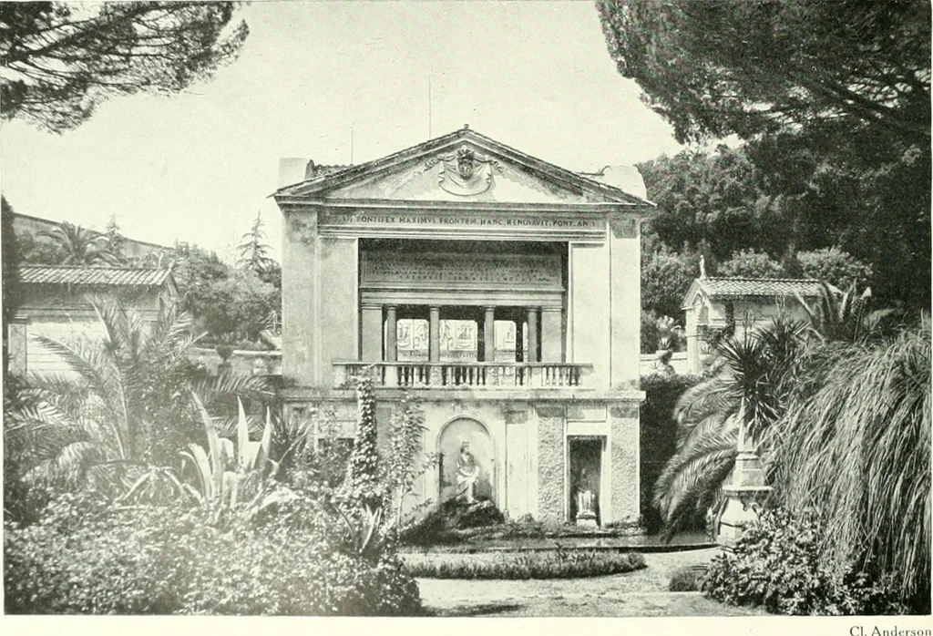 An illustration from L'architecture italienne au XVIe siècle, 1900, leaf 169