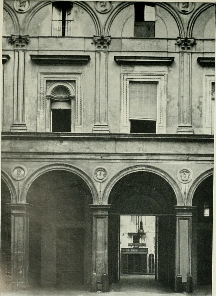 An illustration from L'architecture italienne au XVIe siècle, 1900, leaf 180