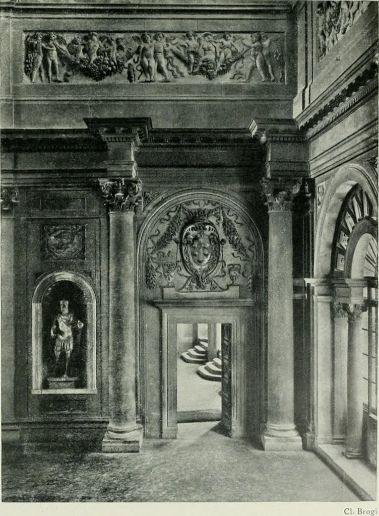 An illustration from L'architecture italienne au XVIe siècle, 1900, leaf 186