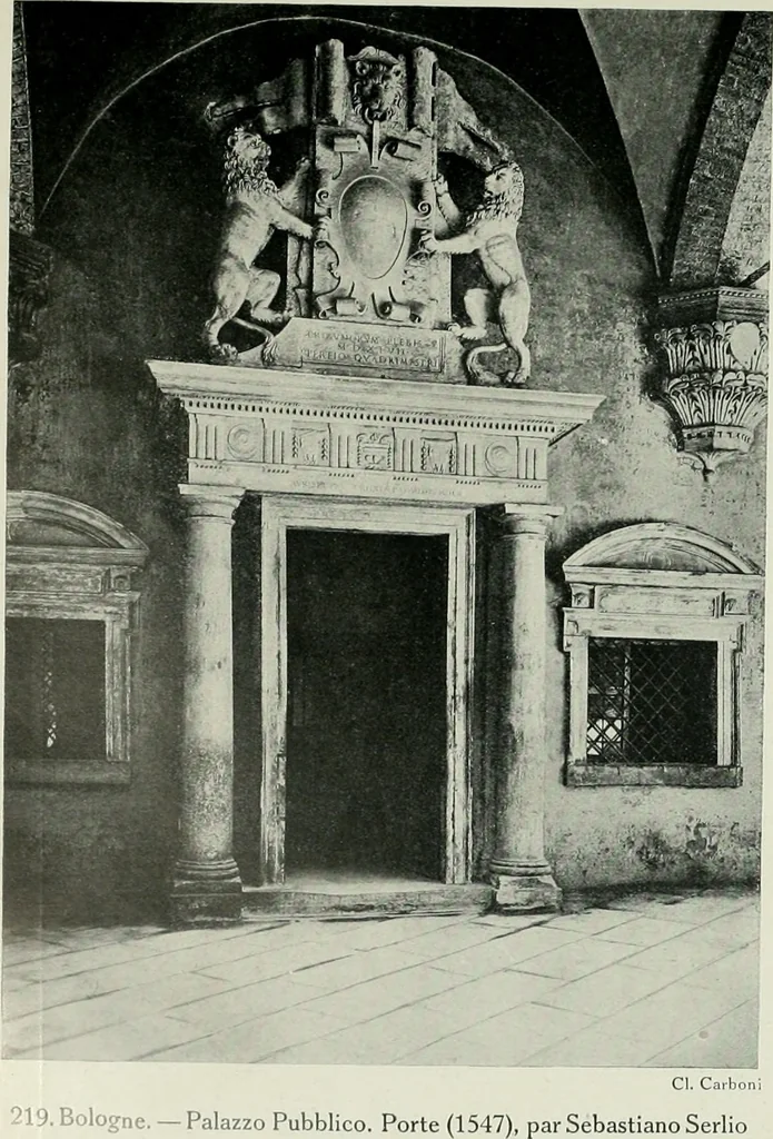 An illustration from L'architecture italienne au XVIe siècle, 1900, leaf 198
