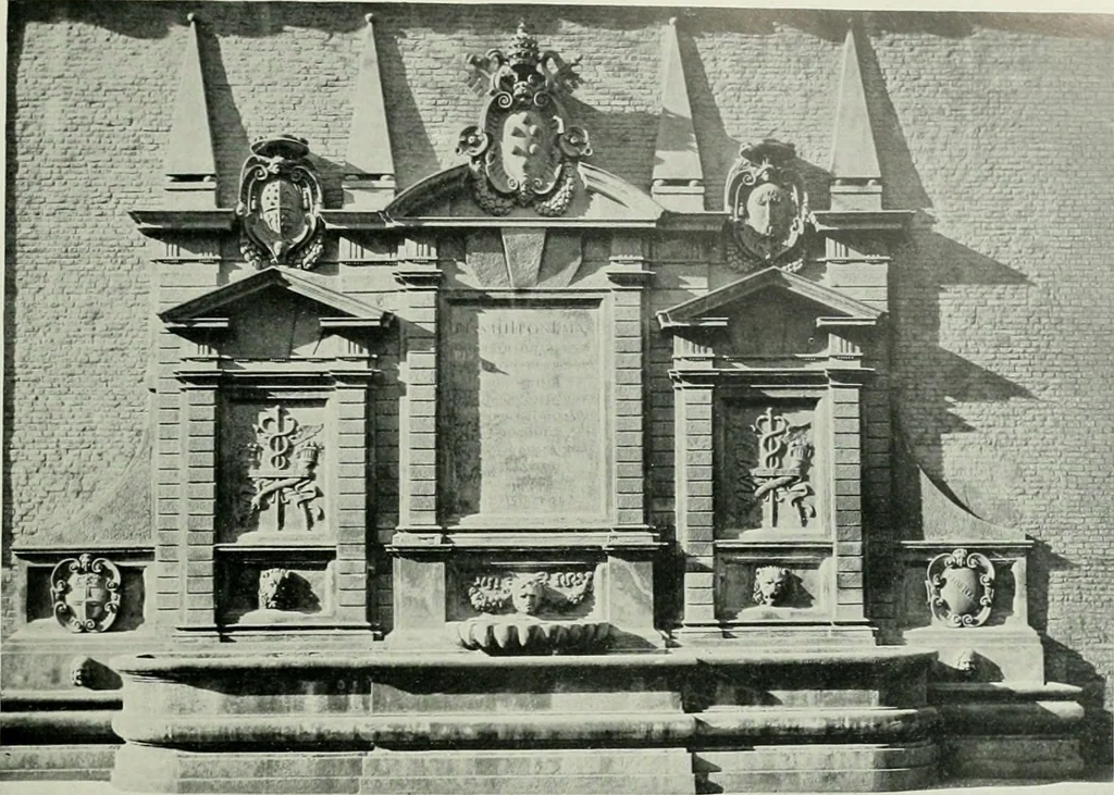 An illustration from L'architecture italienne au XVIe siècle, 1900, leaf 214