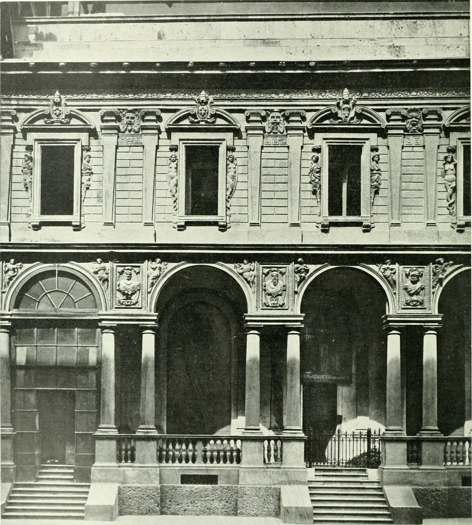 An illustration from L'architecture italienne au XVIe siècle, 1900, leaf 221