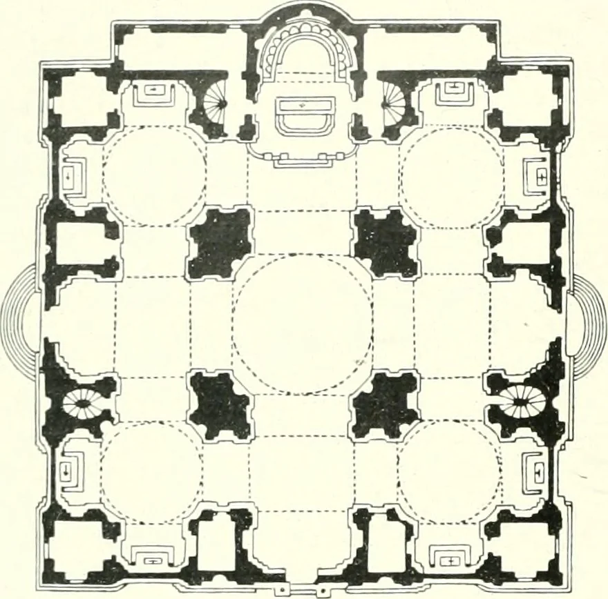 An illustration from L'architecture italienne au XVIe siècle, 1900, leaf 23