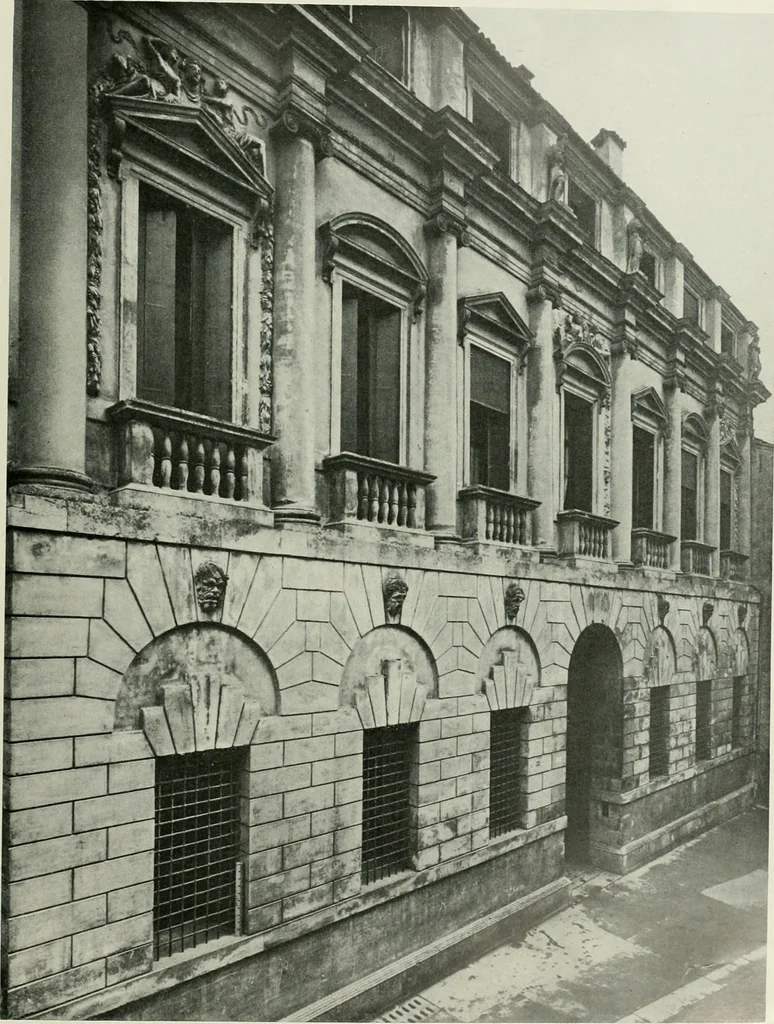 An illustration from L'architecture italienne au XVIe siècle, 1900, leaf 254