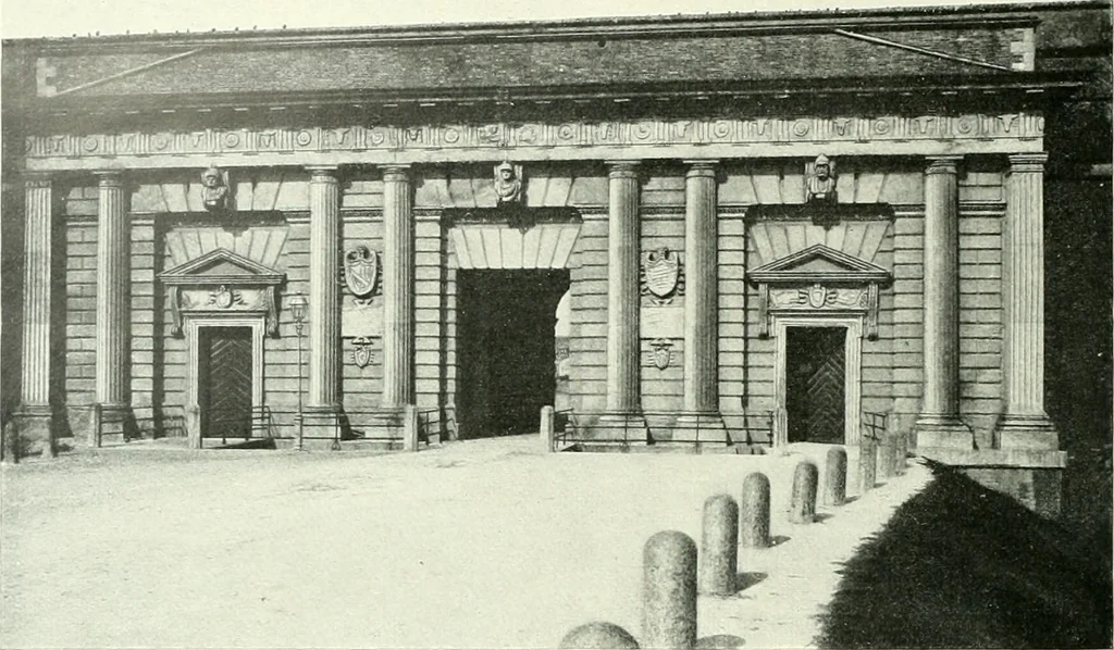 An illustration from L'architecture italienne au XVIe siècle, 1900, leaf 261