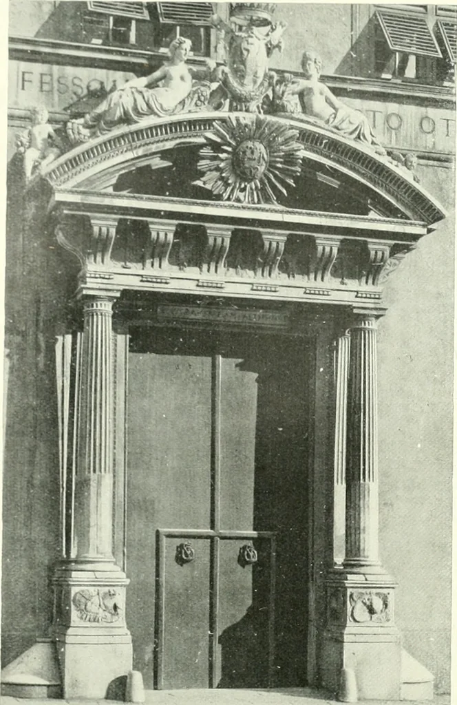 An illustration from L'architecture italienne au XVIe siècle, 1900, leaf 271