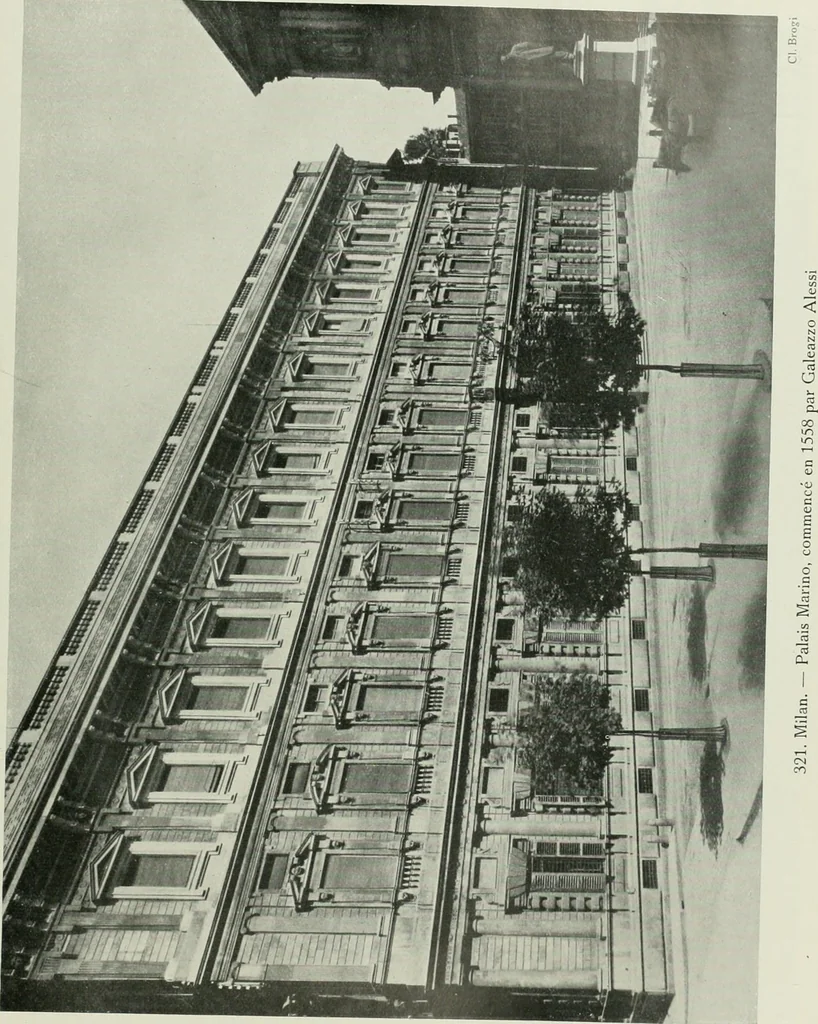 An illustration from L'architecture italienne au XVIe siècle, 1900, leaf 274