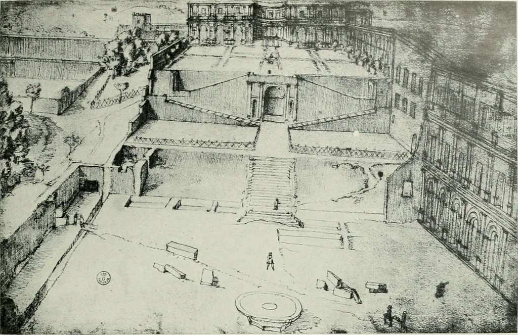 An illustration from L'architecture italienne au XVIe siècle, 1900, leaf 30
