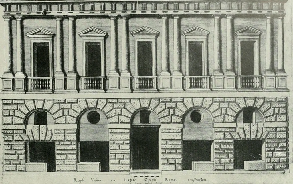 An illustration from L'architecture italienne au XVIe siècle, 1900, leaf 40