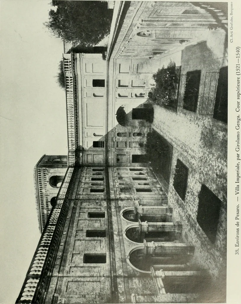 An illustration from L'architecture italienne au XVIe siècle, 1900, leaf 54