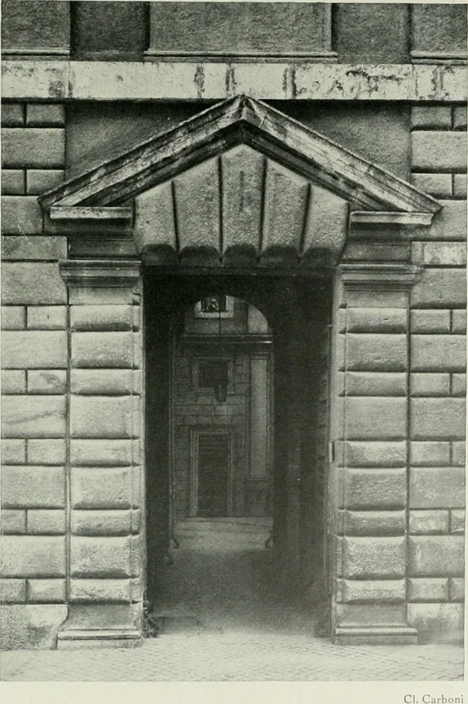 An illustration from L'architecture italienne au XVIe siècle, 1900, leaf 56