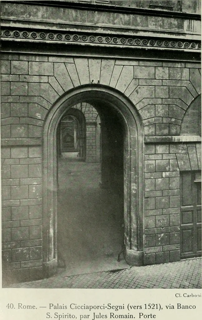 An illustration from L'architecture italienne au XVIe siècle, 1900, leaf 56