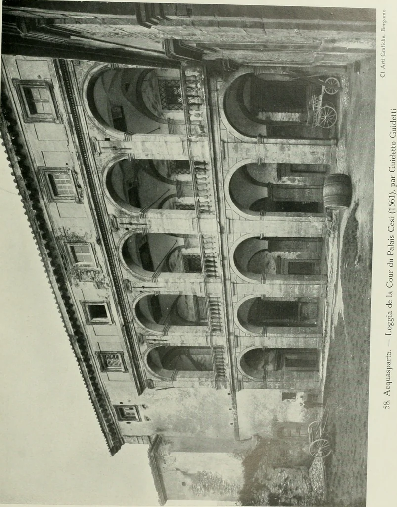 An illustration from L'architecture italienne au XVIe siècle, 1900, leaf 70