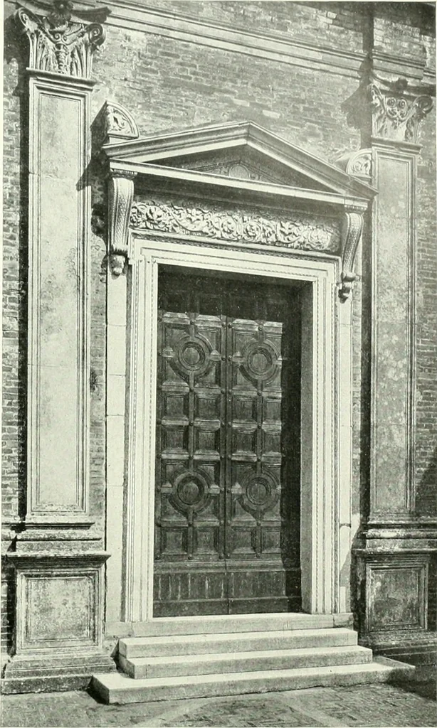 An illustration from L'architecture italienne au XVIe siècle, 1900, leaf 81