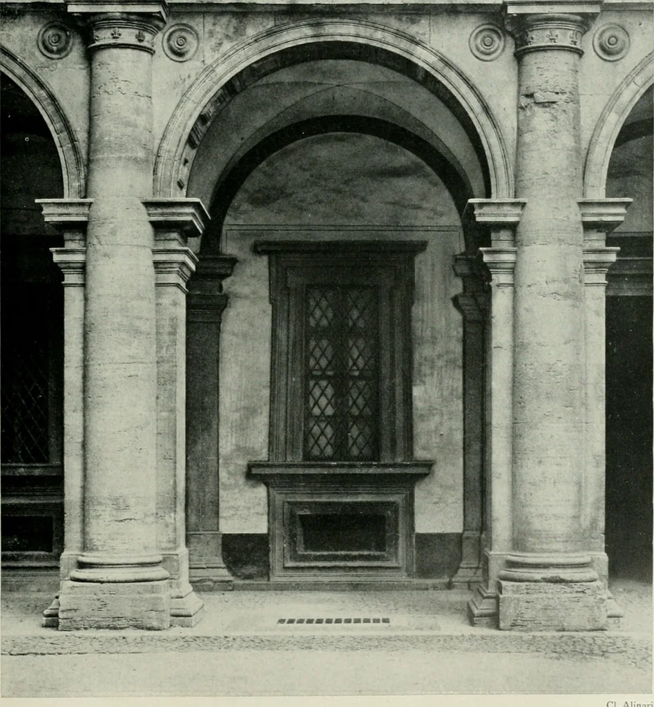 An illustration from L'architecture italienne au XVIe siècle, 1900, leaf 92