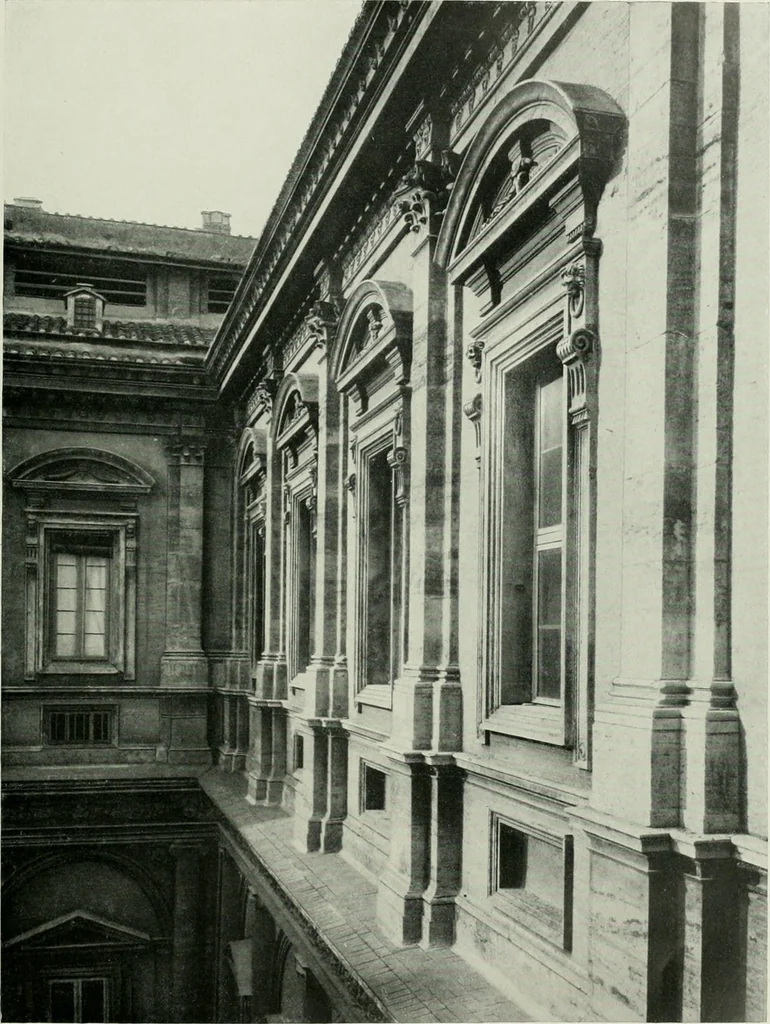 An illustration from L'architecture italienne au XVIe siècle, 1900, leaf 96