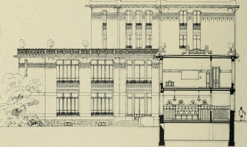 An illustration from L'architecture. Le passé.--Le présent, 1916, leaf 155