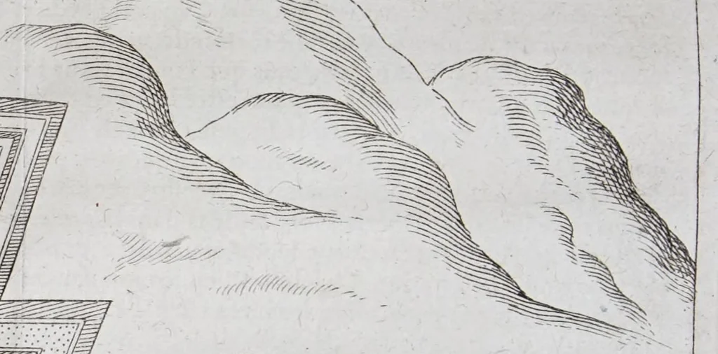 An illustration from L'architecture militaire, ou, La fortification nouuelle : augmentée et enrichie de forteresses regulieres, irregulieres, et de dehors : le tout a la practique moderne, 1668, leaf 171