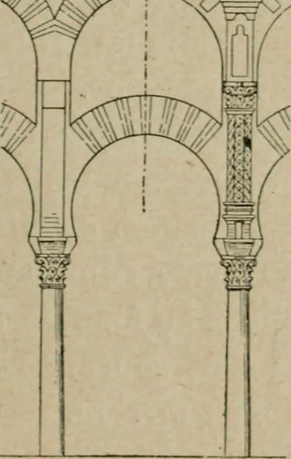 An illustration from L'architecture romane, 1888, leaf 108