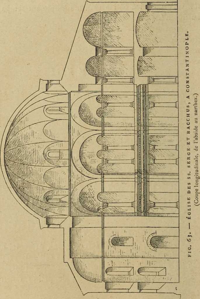 An illustration from L'architecture romane, 1888, leaf 115