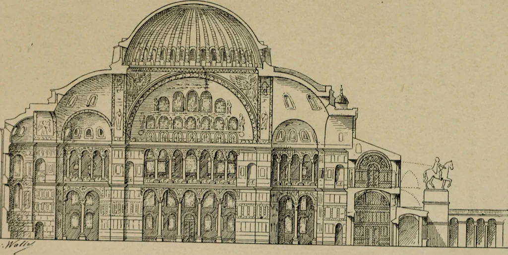 An illustration from L'architecture romane, 1888, leaf 124