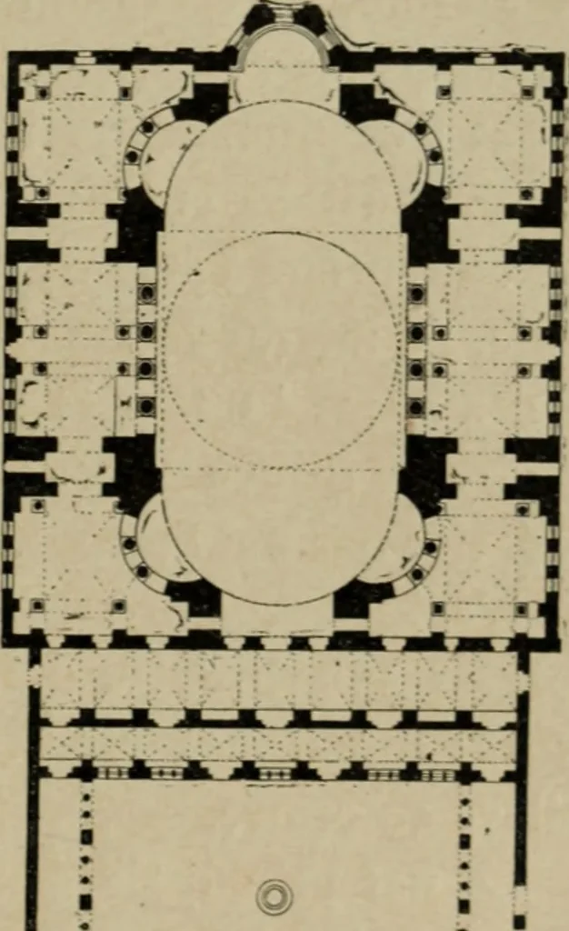 An illustration from L'architecture romane, 1888, leaf 126