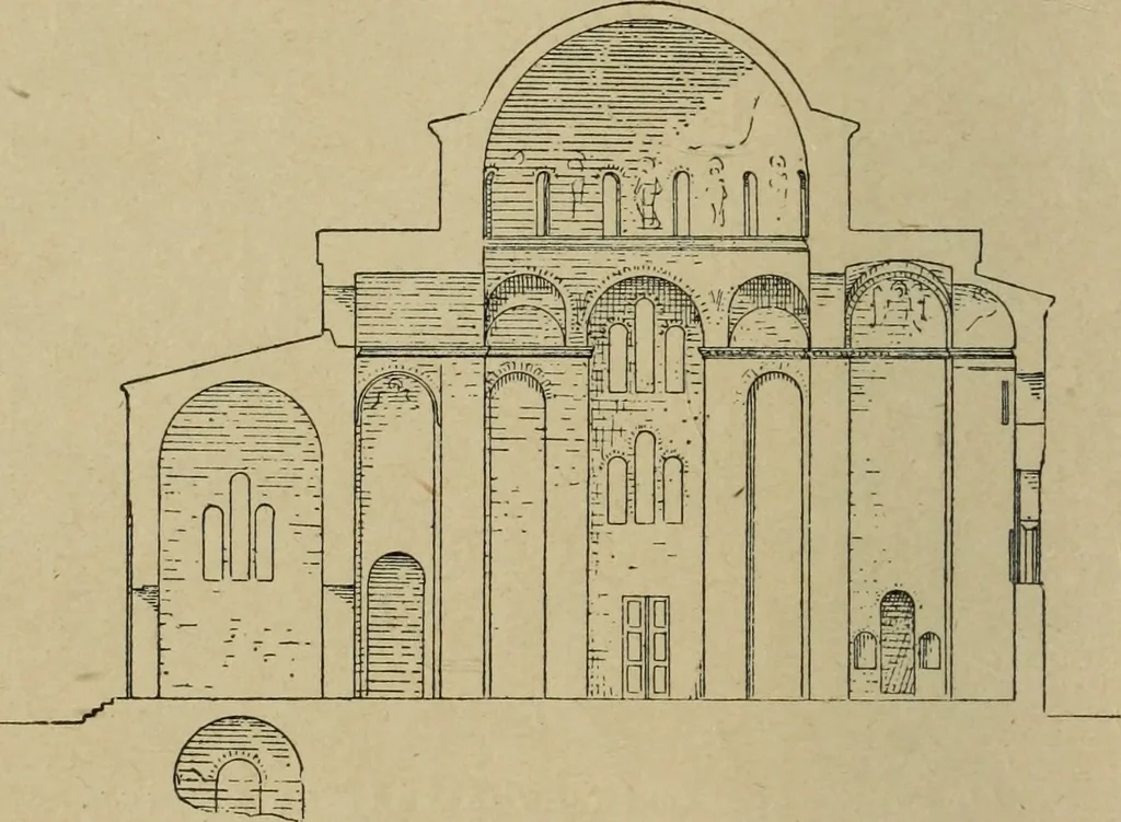 An illustration from L'architecture romane, 1888, leaf 137