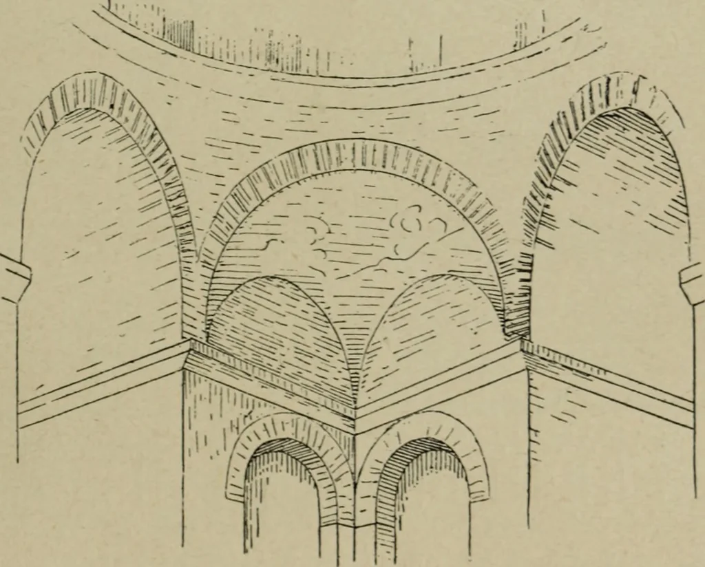 An illustration from L'architecture romane, 1888, leaf 138