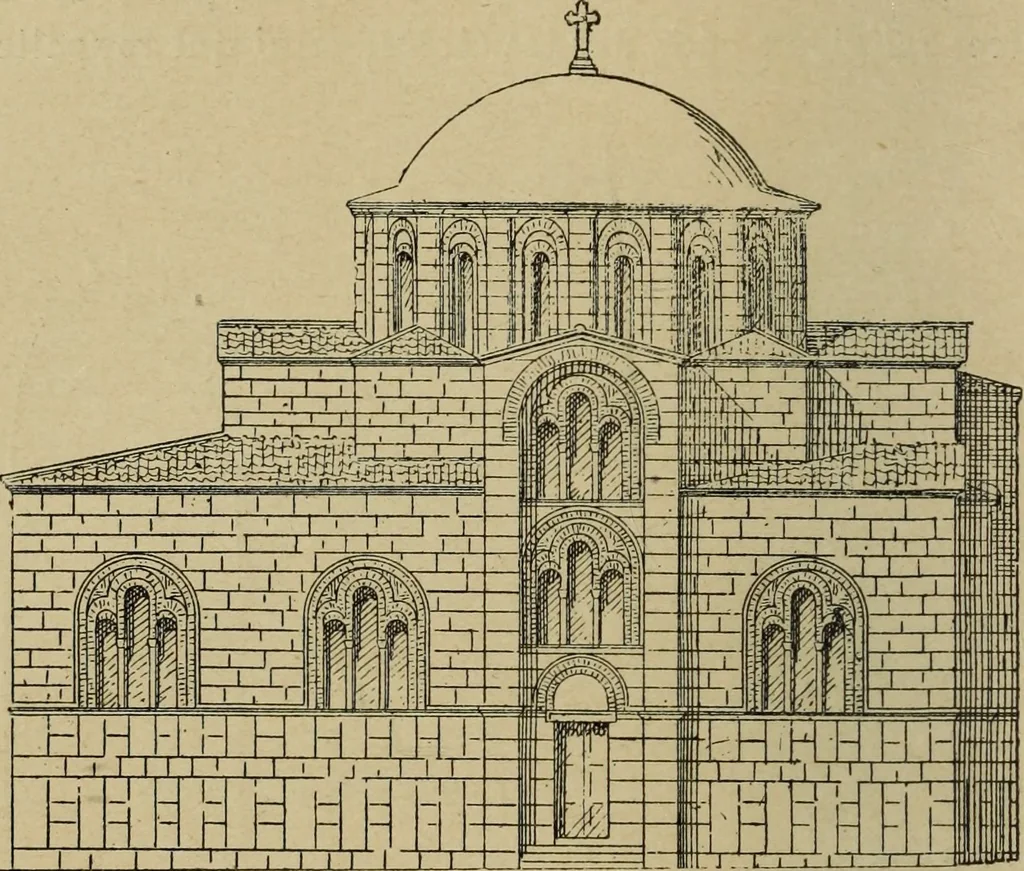 An illustration from L'architecture romane, 1888, leaf 139