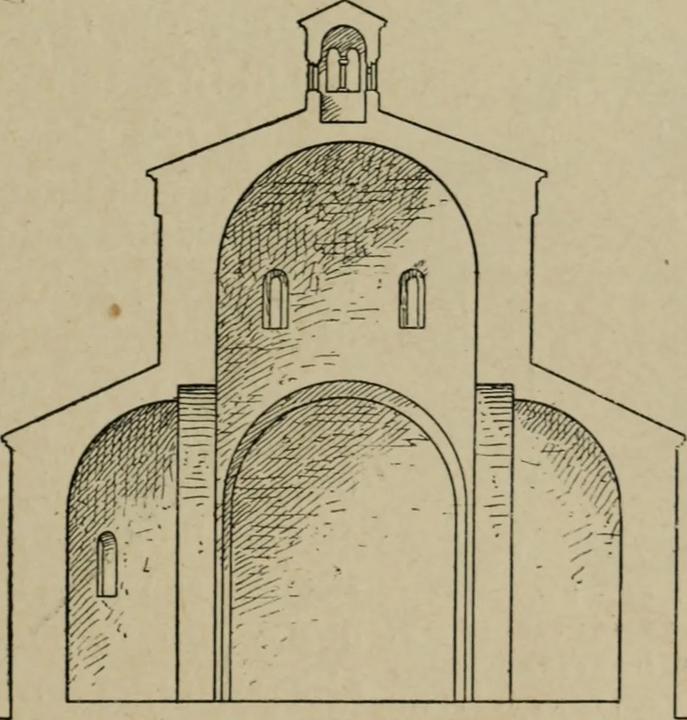 An illustration from L'architecture romane, 1888, leaf 170