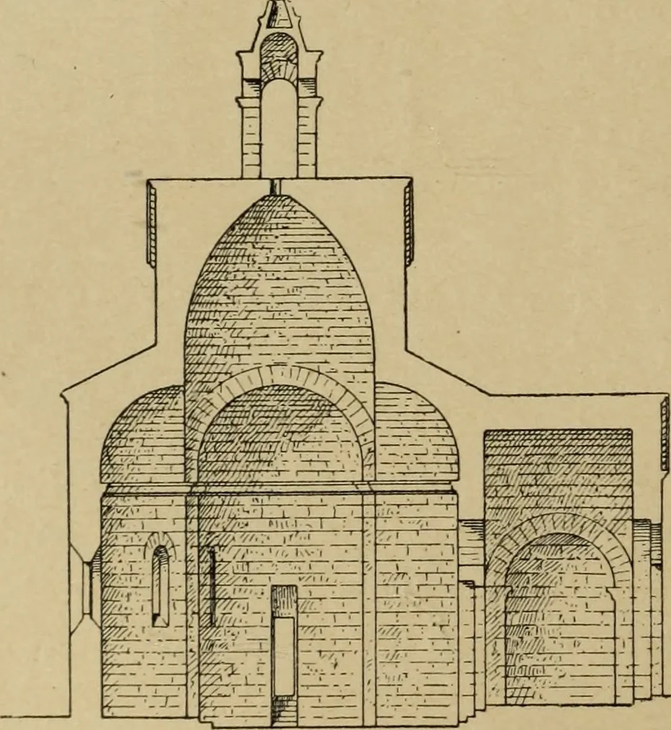 An illustration from L'architecture romane, 1888, leaf 175