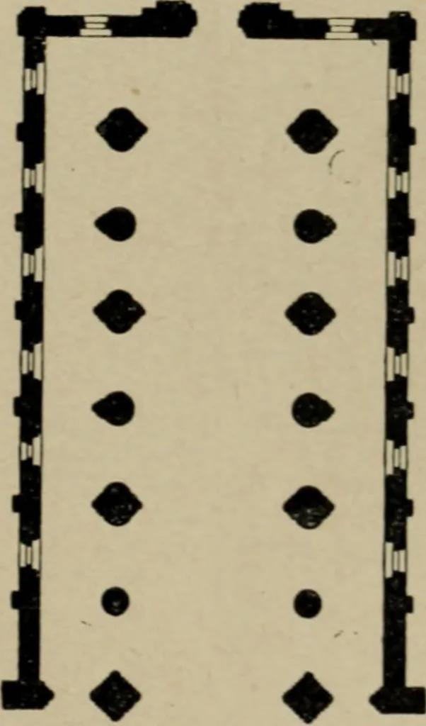 An illustration from L'architecture romane, 1888, leaf 194