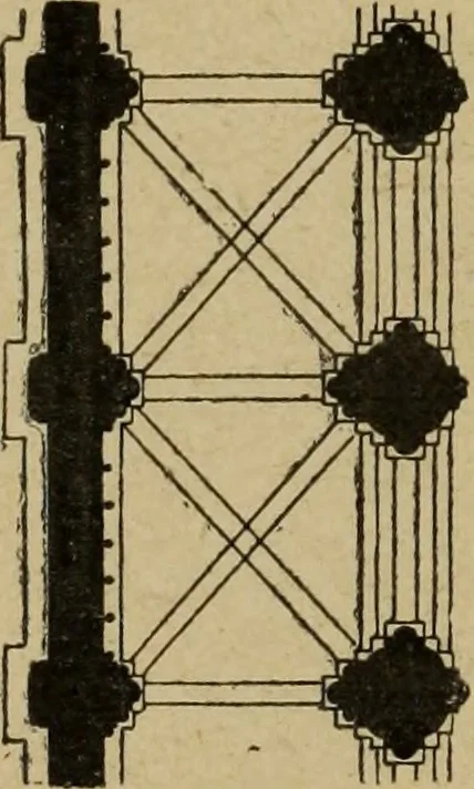 An illustration from L'architecture romane, 1888, leaf 197
