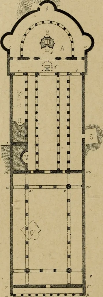 An illustration from L'architecture romane, 1888, leaf 207