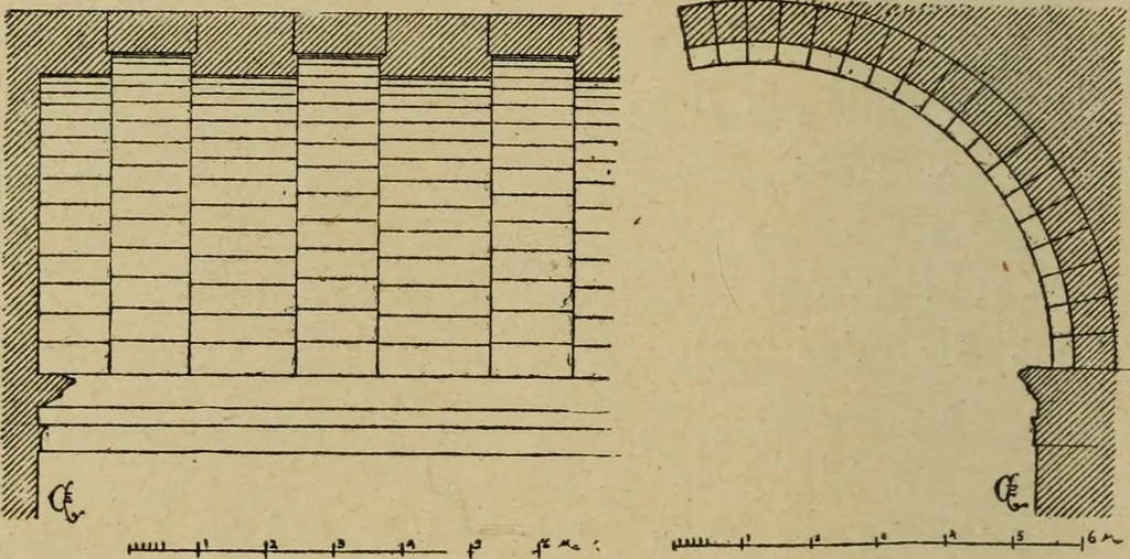 An illustration from L'architecture romane, 1888, leaf 219
