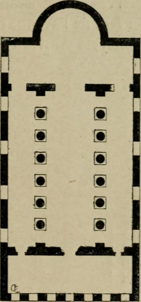 An illustration from L'architecture romane, 1888, leaf 26