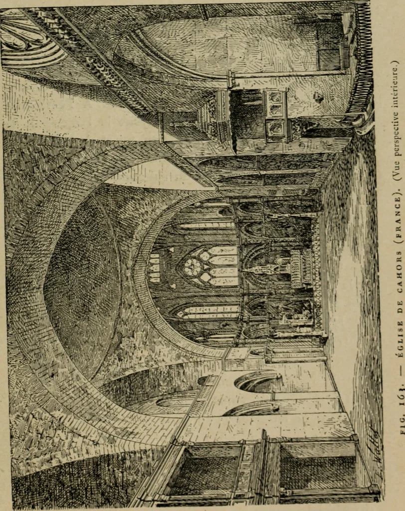 An illustration from L'architecture romane, 1888, leaf 274
