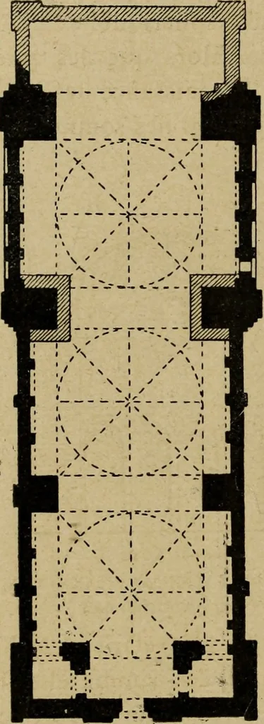 An illustration from L'architecture romane, 1888, leaf 277