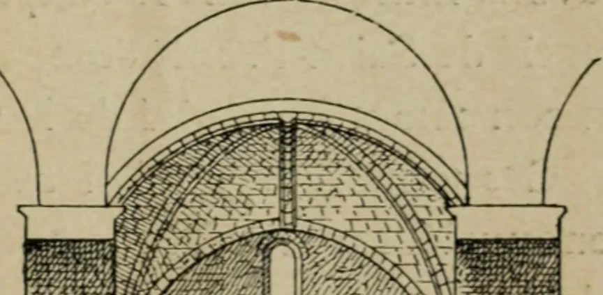 An illustration from L'architecture romane, 1888, leaf 278