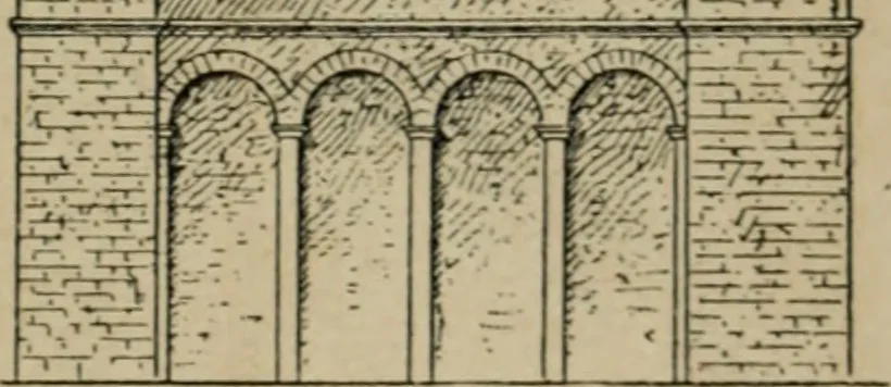 An illustration from L'architecture romane, 1888, leaf 278