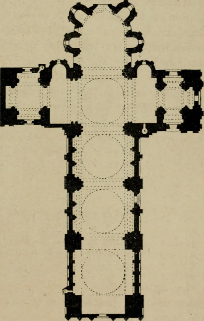 An illustration from L'architecture romane, 1888, leaf 280
