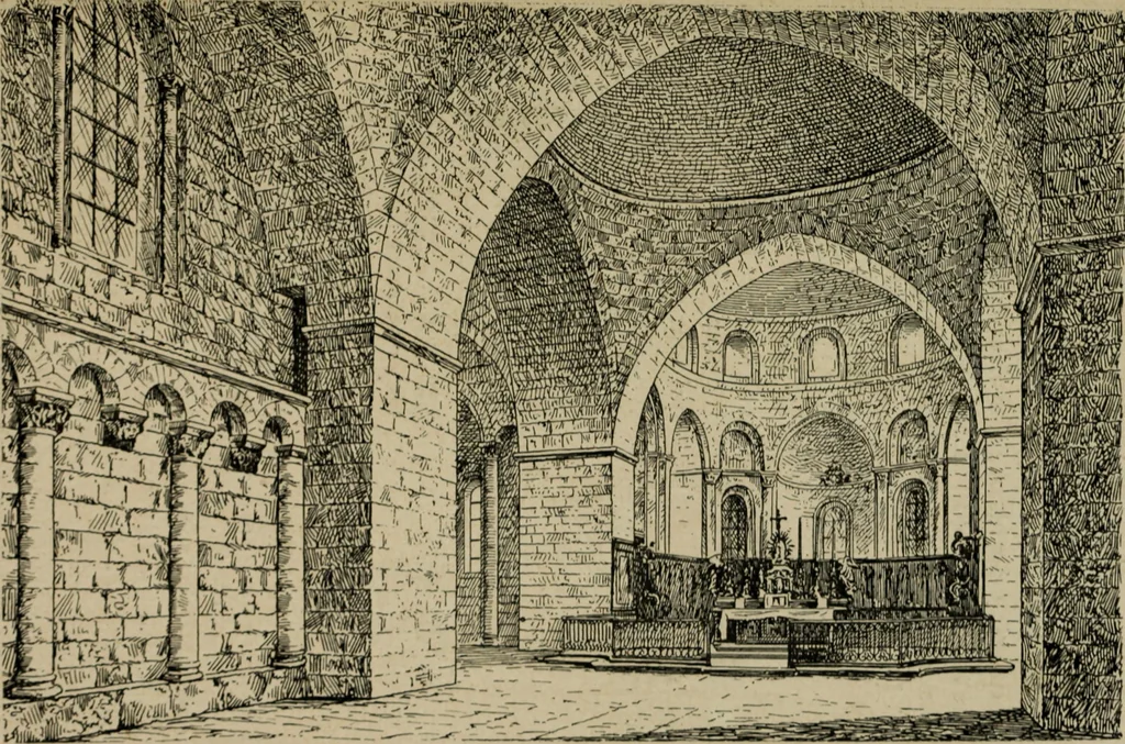 An illustration from L'architecture romane, 1888, leaf 284