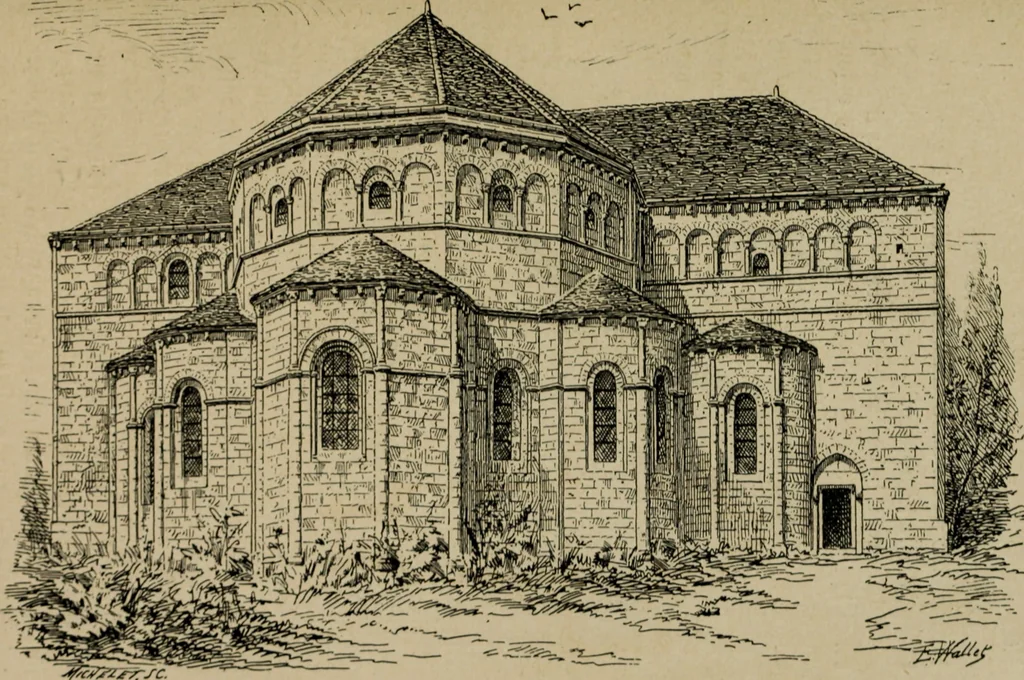 An illustration from L'architecture romane, 1888, leaf 286