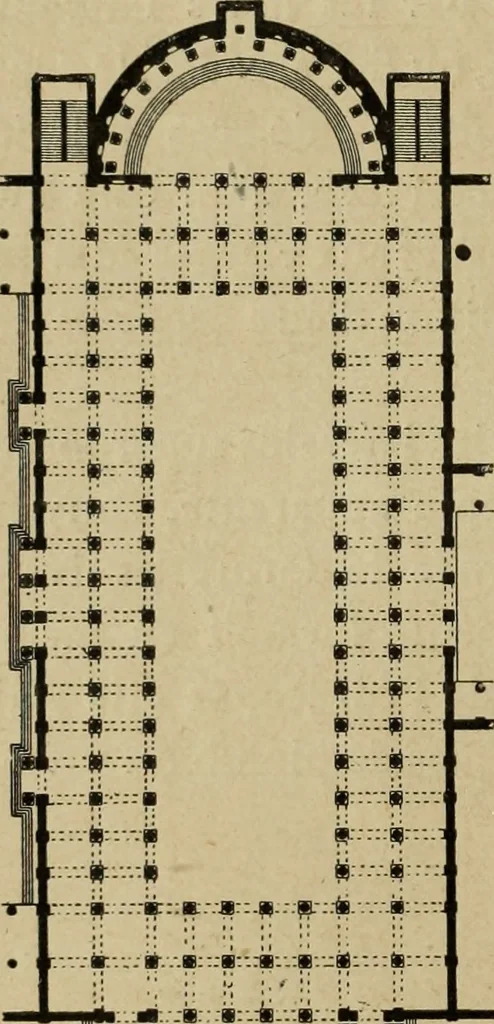 An illustration from L'architecture romane, 1888, leaf 29