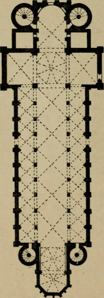 An illustration from L'architecture romane, 1888, leaf 298