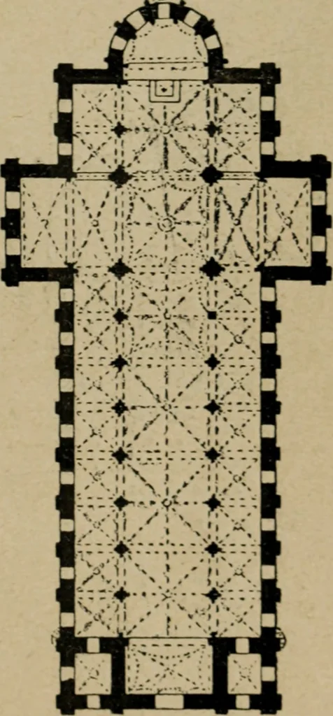 An illustration from L'architecture romane, 1888, leaf 308
